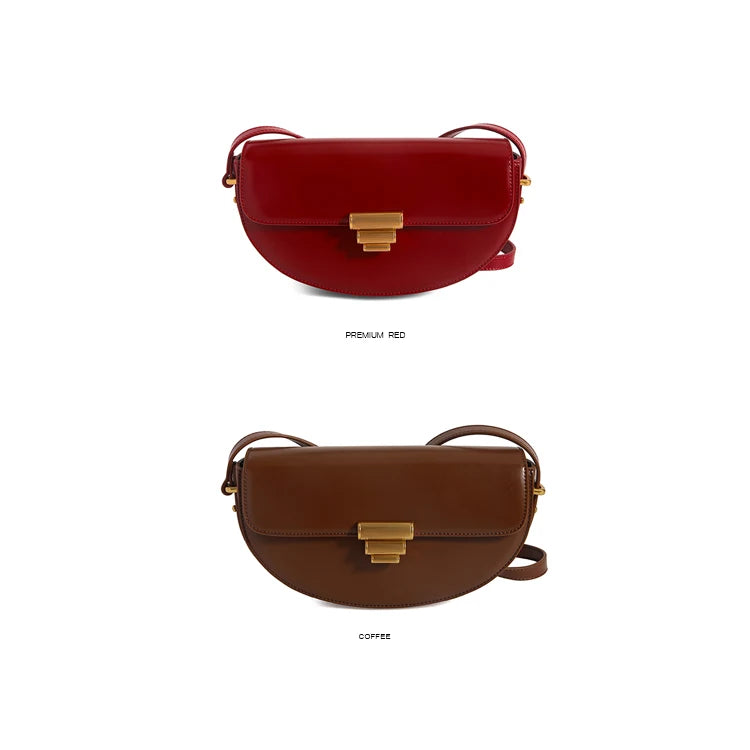 Color of HS Aure Saddle Handbag.